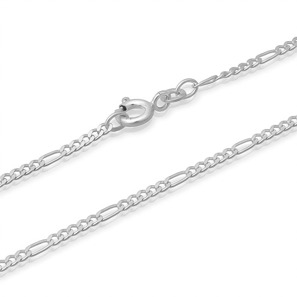 Chaîne figaro argent 2,2 mm BLMN012