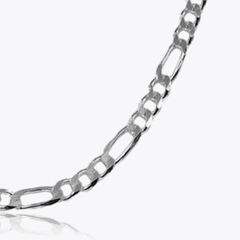 Chaîne figaro argent 5,5 mm BLMN009