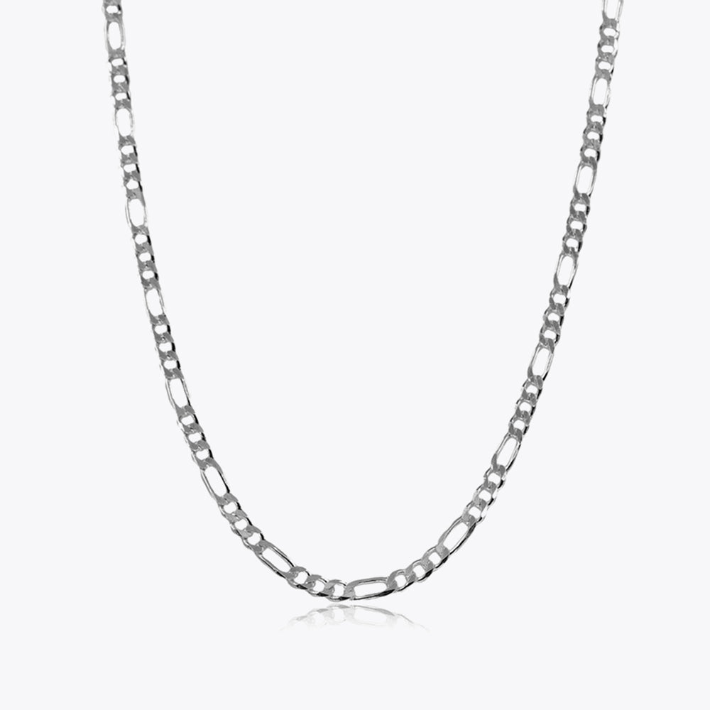 Chaîne figaro argent 5,5 mm BLMN009