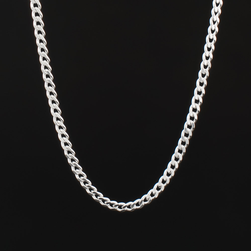 Collier homme gourmette argent 3 mm BLMN028