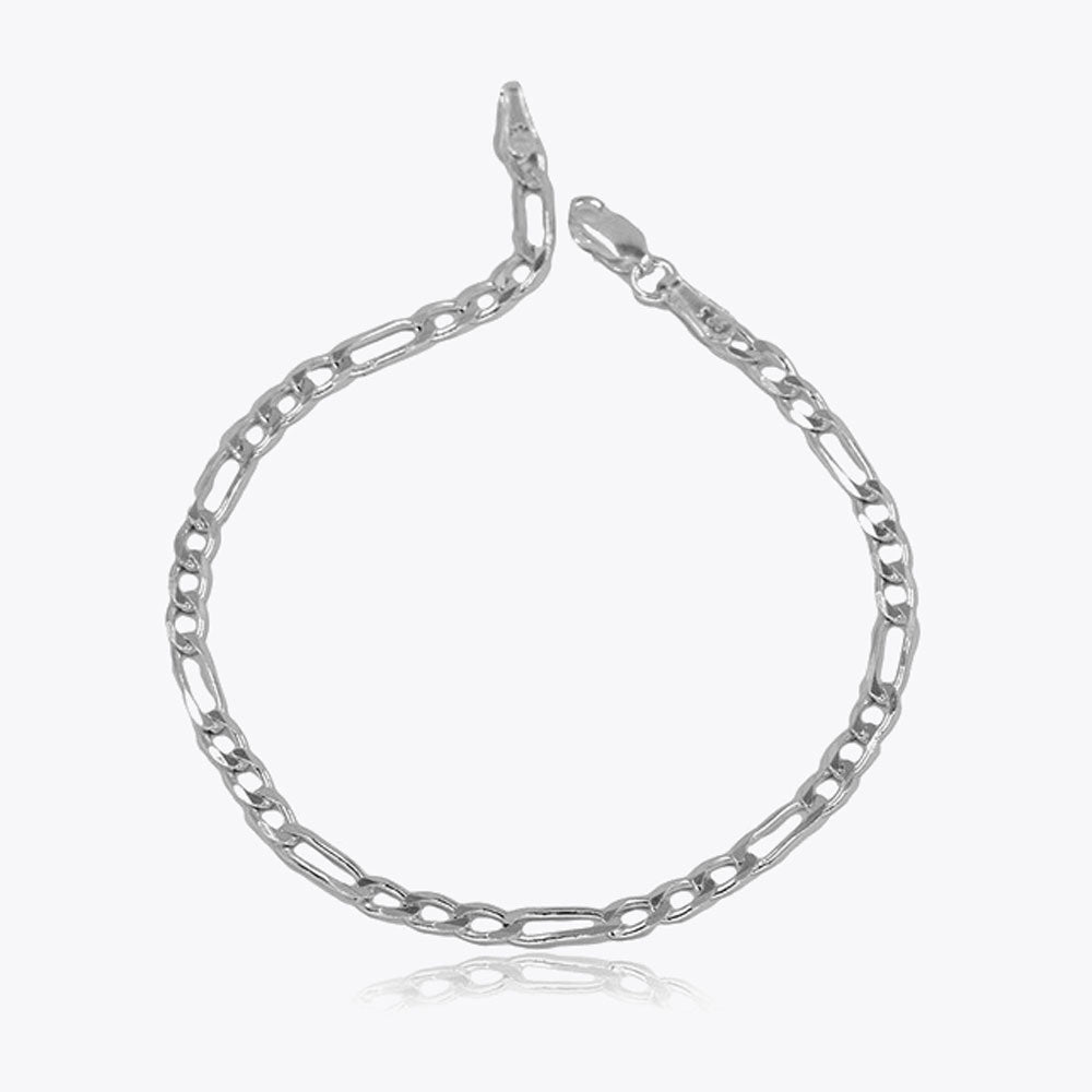 Bracelet Chaîne Figaro Argent 925 4mm BLVB001