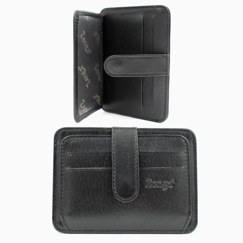 Porte Carte Cuir Noir 024-01