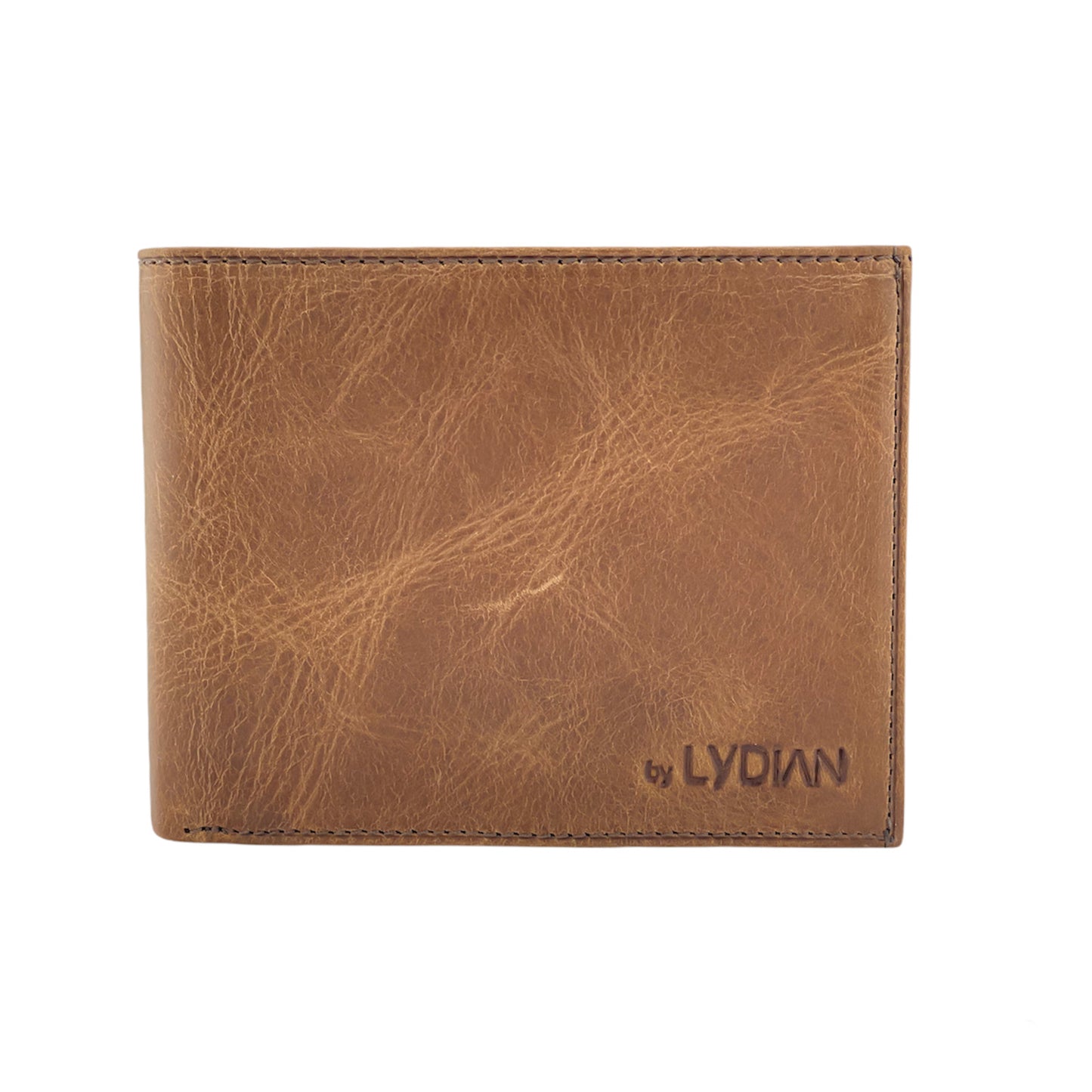 Portefeuille en cuir marron BLW050-GK