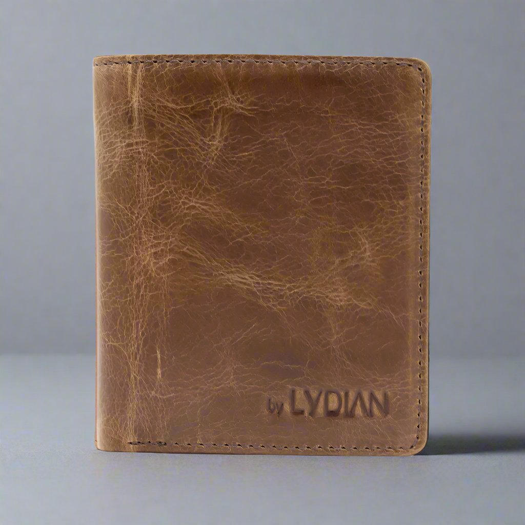 Portefeuille en cuir marron BLW703-CK