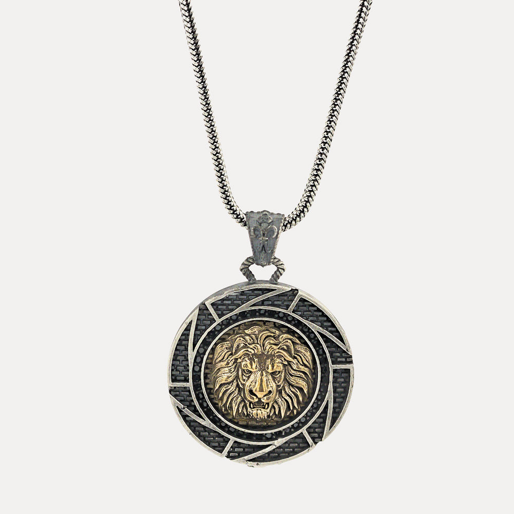 Collier Homme Pendentif Chaîne Lion BLYDK322