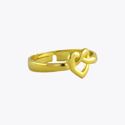 Bague coeur connecté pour toujours - Argent 925