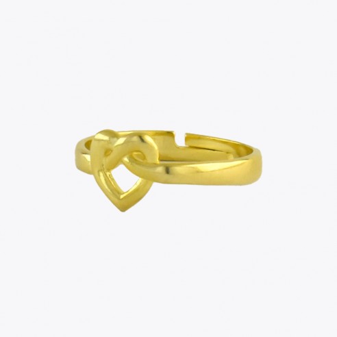Bague coeur connecté pour toujours - Argent 925