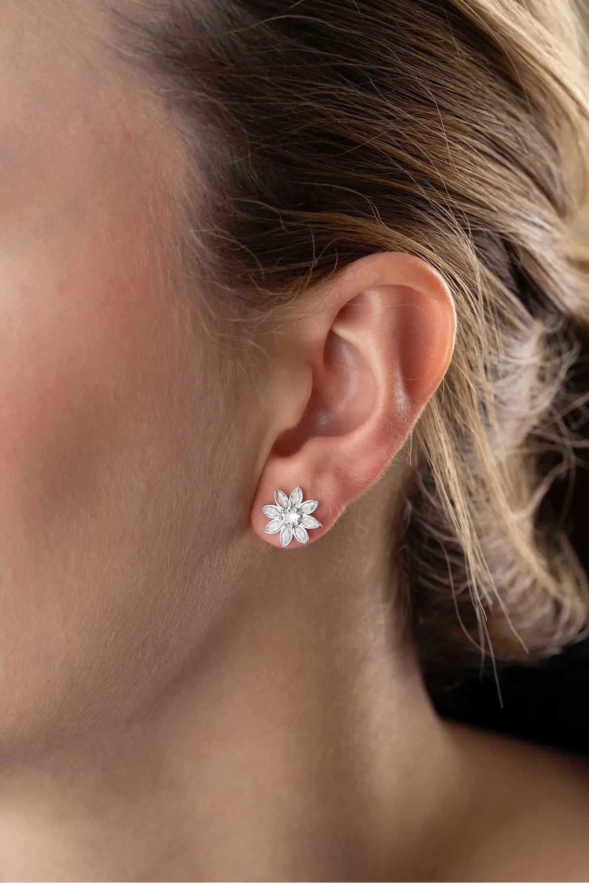 Boucles d'oreilles Lotus Shine - 925 Silver