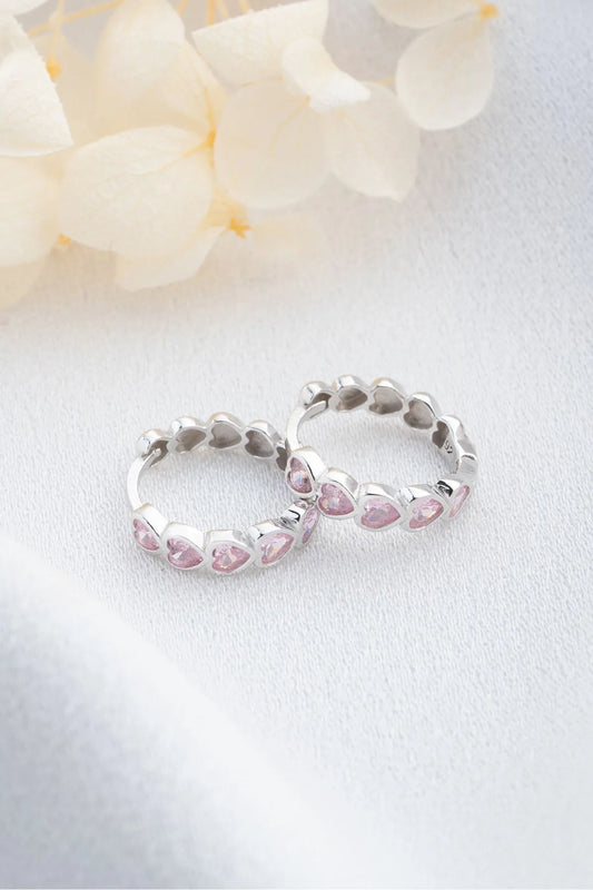 Sweet Hearts – 925 Sterling Zilver Oorbellen