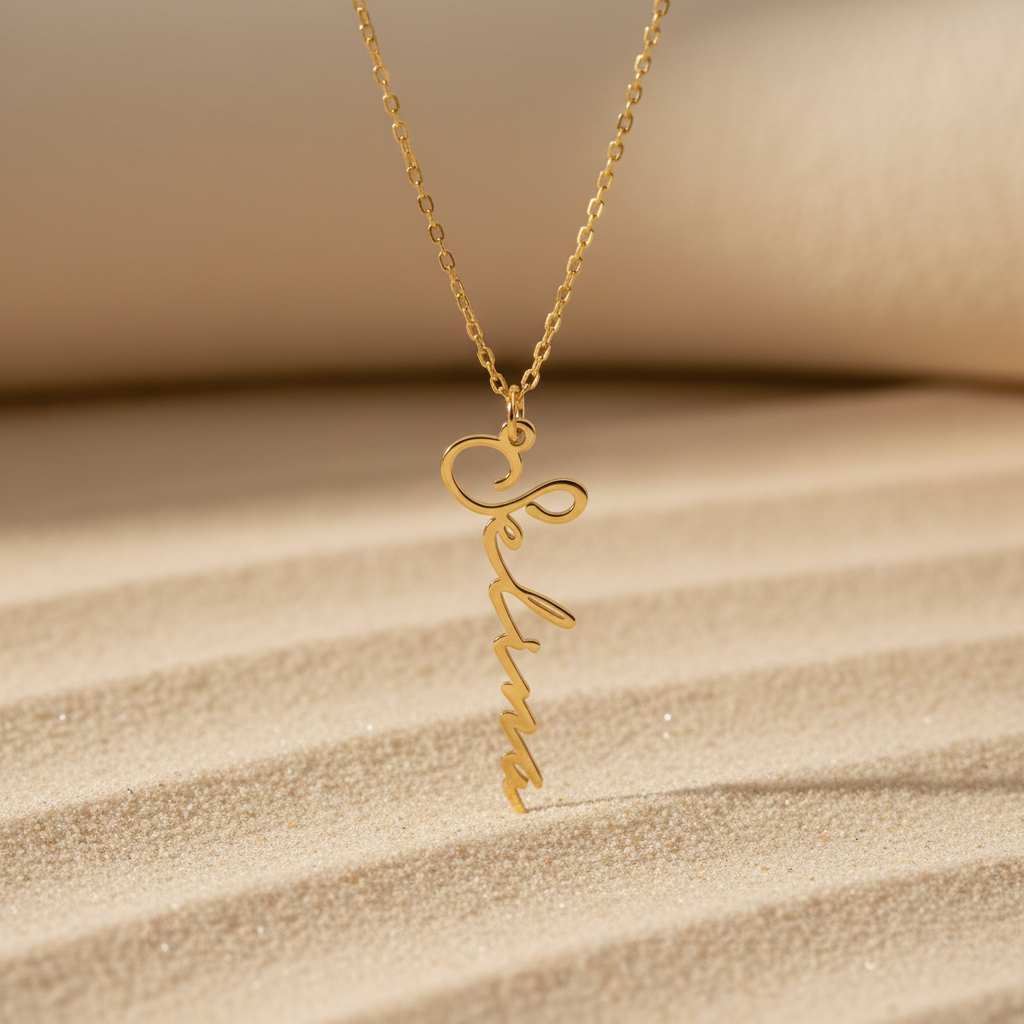 Chaîne de noms personnalisée - 925 argent sterling