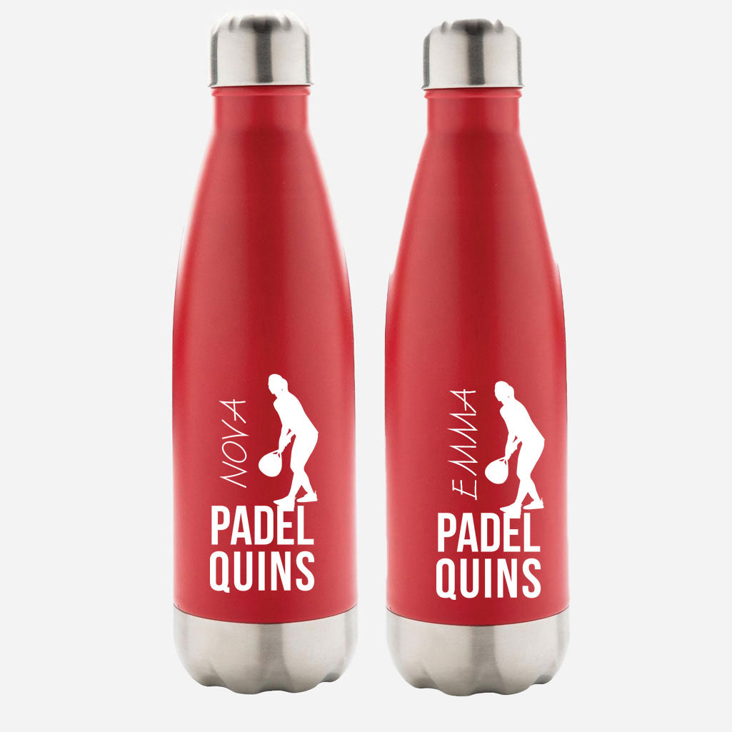 It's Padel Time Tennis Sport Stainless Steel Water Bottle-Team Set