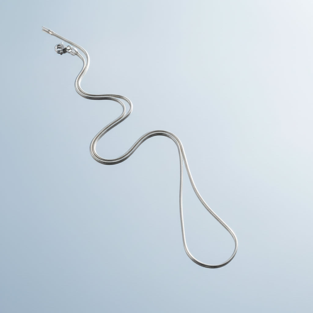 Minimal Herenketting van 925 Sterling Zilver