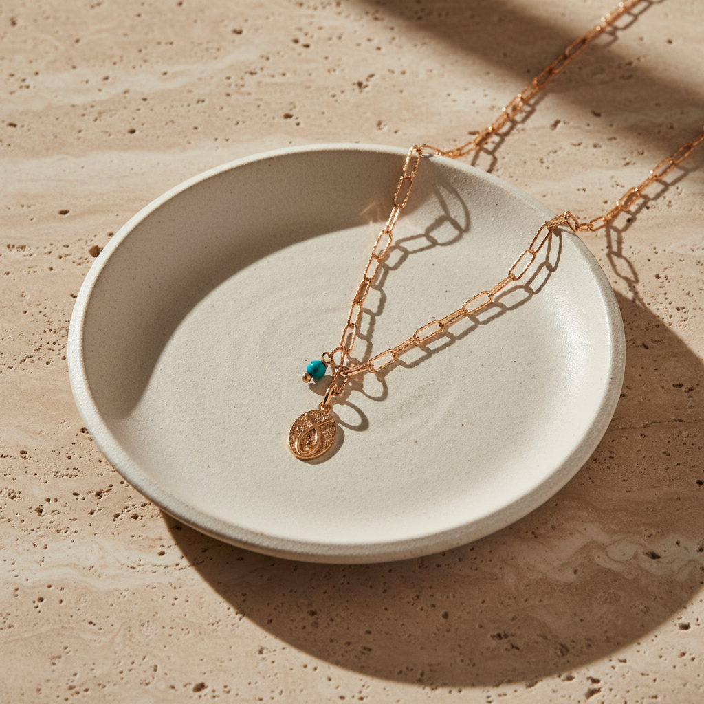 Collier avec pendentif poisson
