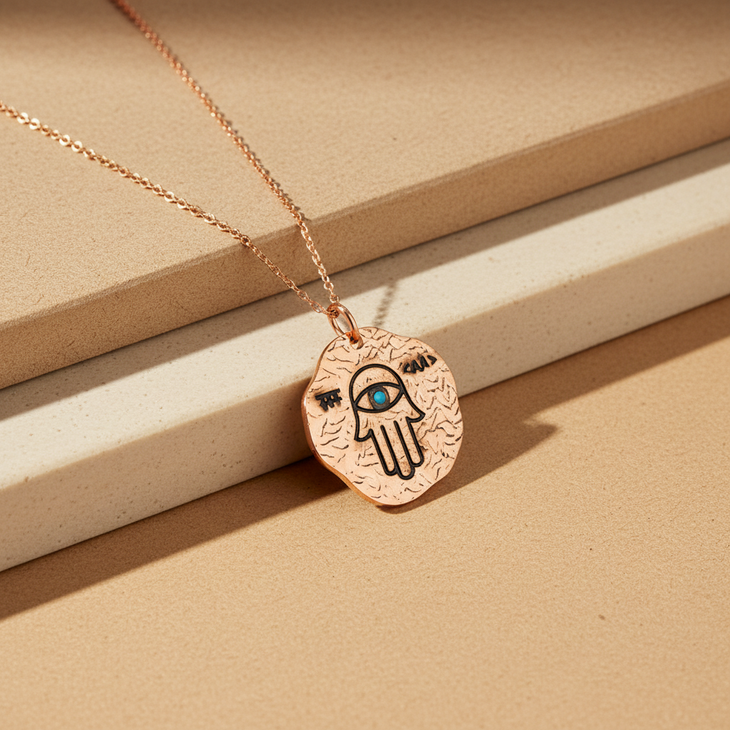 Collier main Hamsa avec pendentif