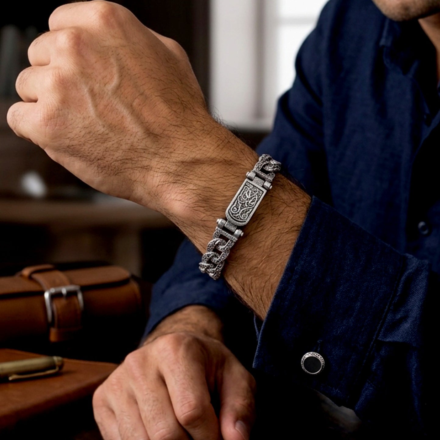 Imperial Link Herenarmband | 925 Zilver
