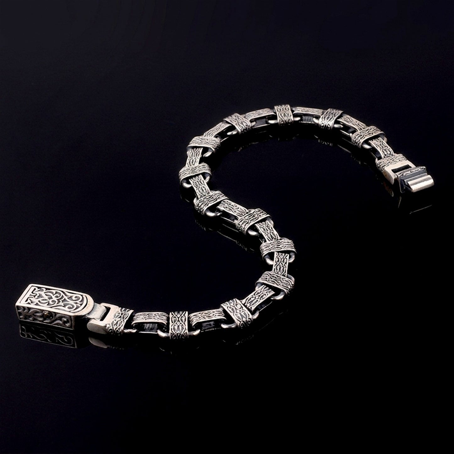Heritage Link Herenarmband | 925 Zilver