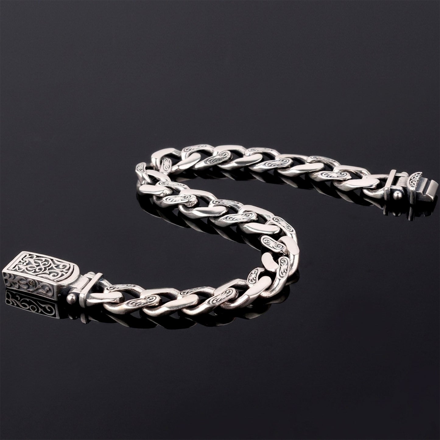 Imperial Curb Herenarmband | 925 Zilver