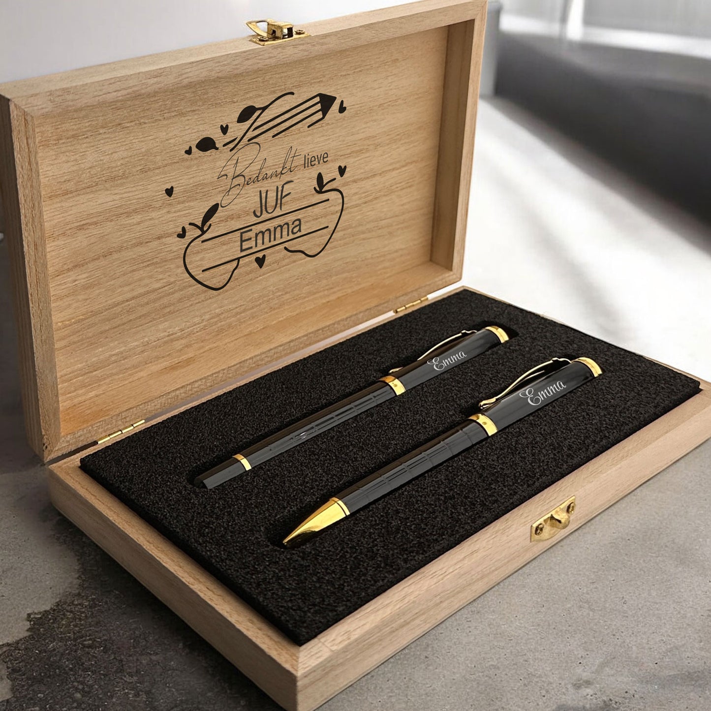 Gepersonaliseerde Penset - Schrijfset met Doosje