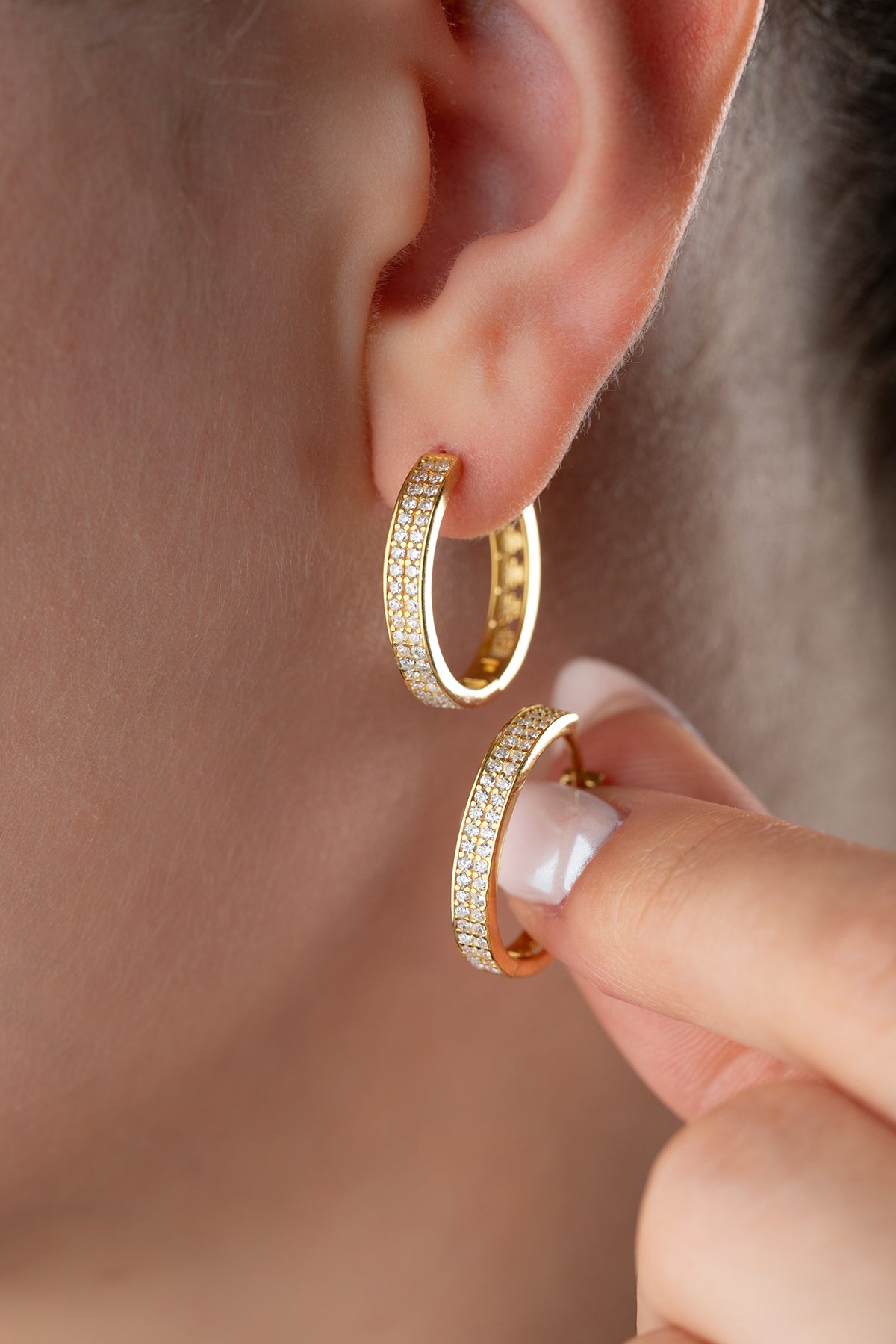 Lunashine 925 - Boucle d'oreilles en zircone