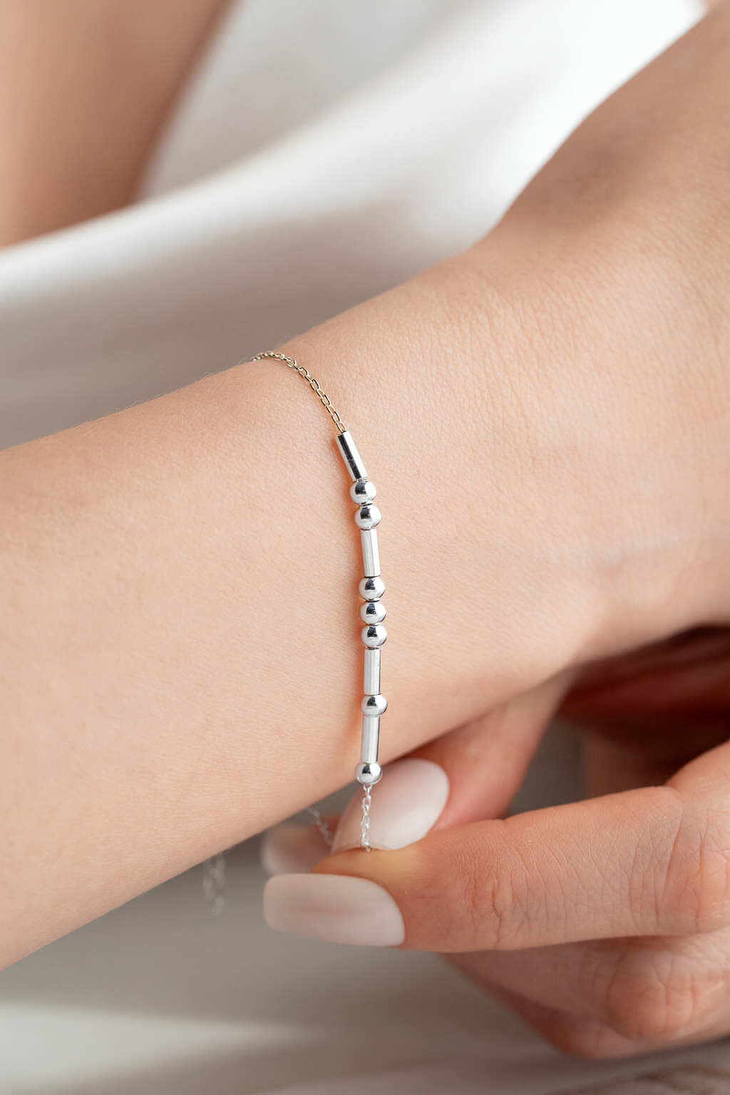 Bracelet minimaliste – Argent 925 – Plaqué or & Argent