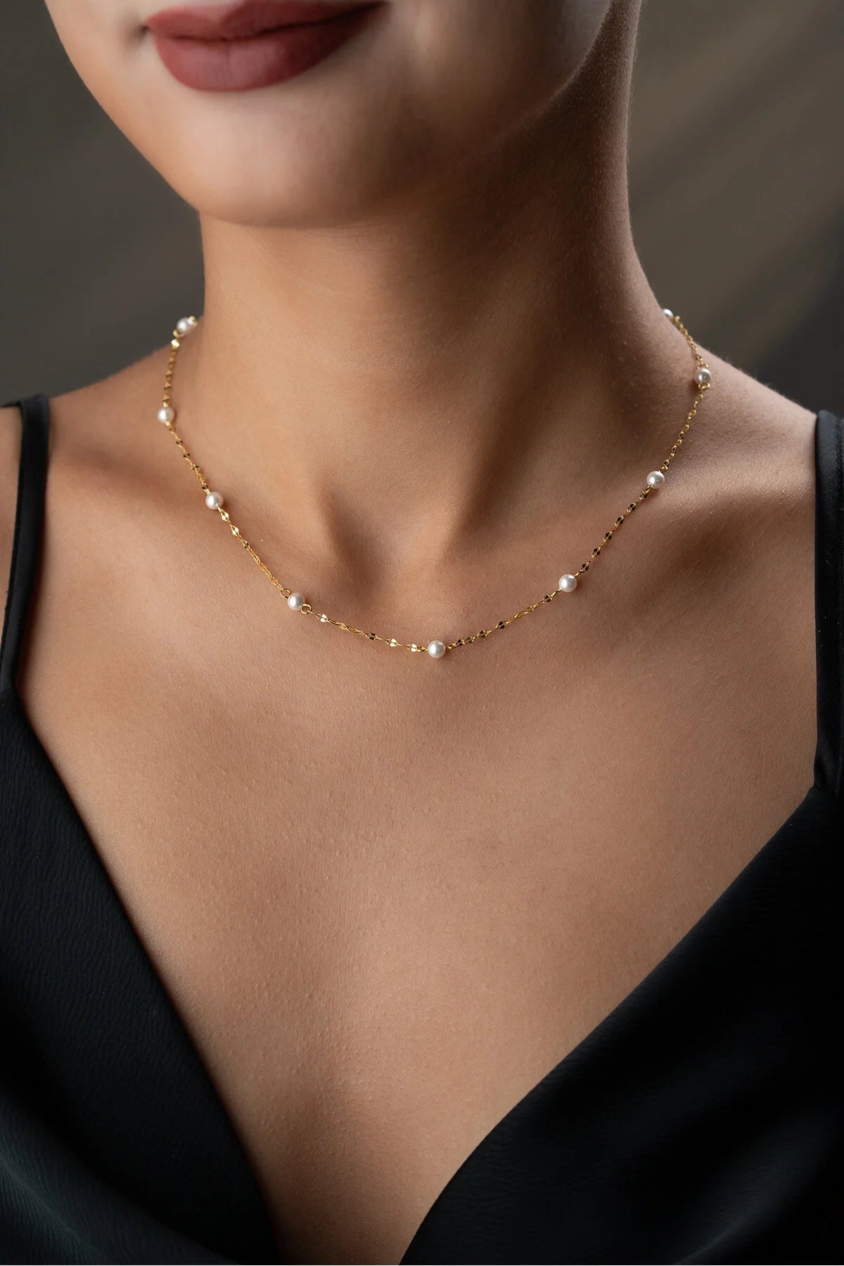 Elegantelijn - chaîne de perles de 925 argent