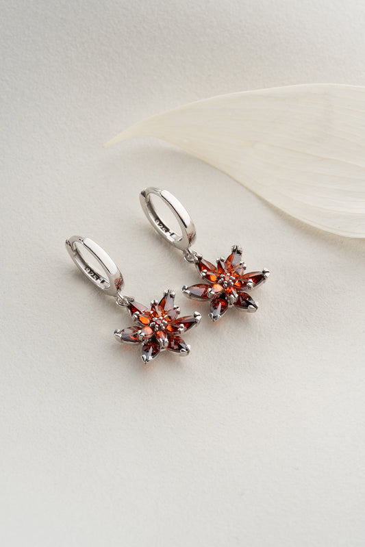 Boucles d'oreilles Lotusbloem - 925 Silver Silver