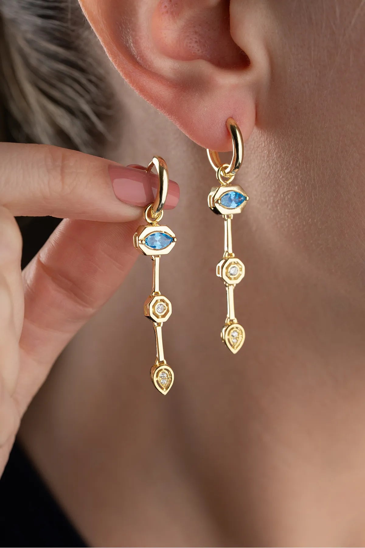 Serenay Oorbellen van 925 Zilver