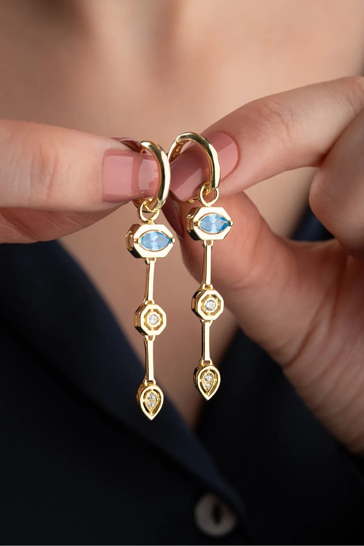 Serenay Oorbellen van 925 Zilver