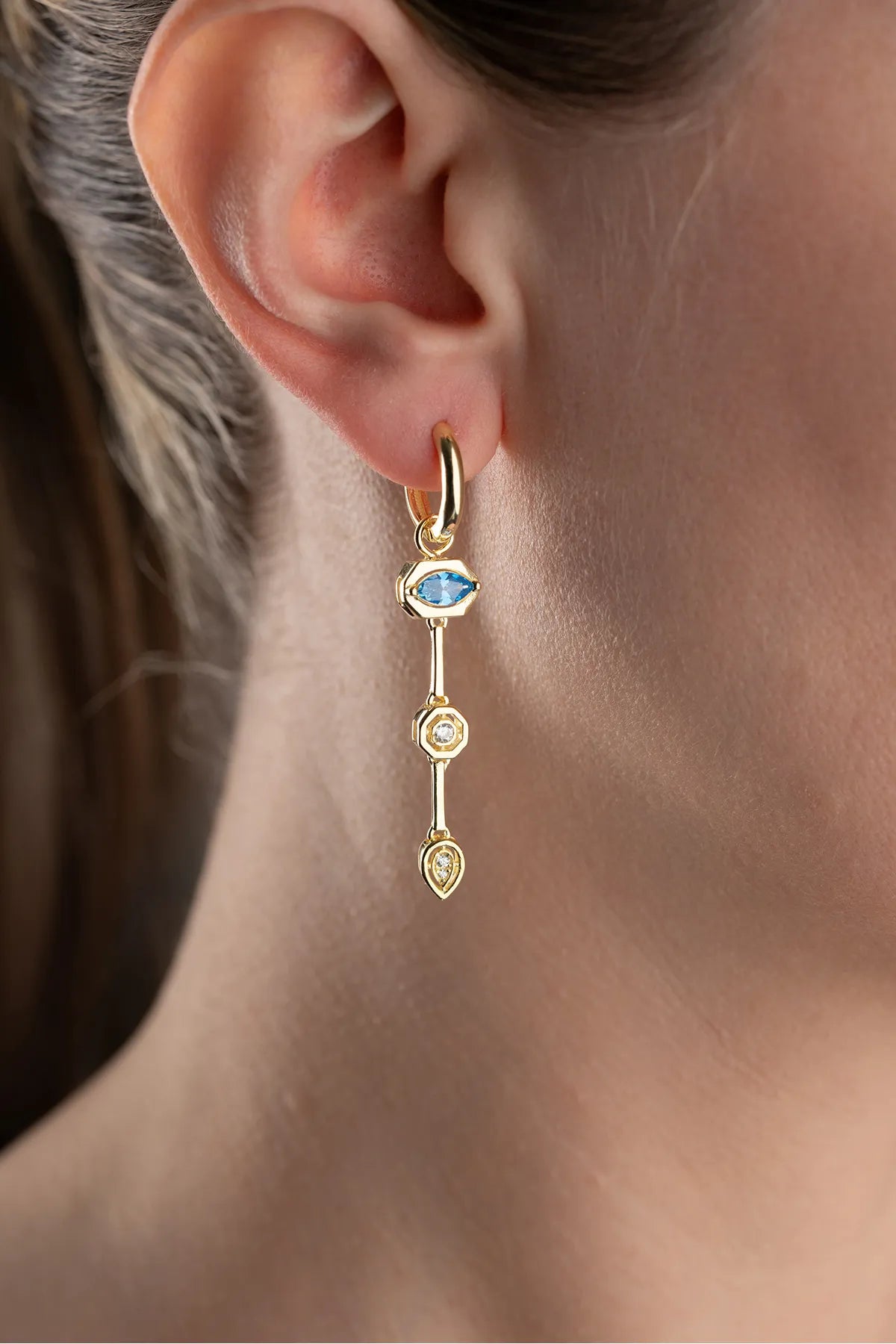 Serenay Oorbellen van 925 Zilver