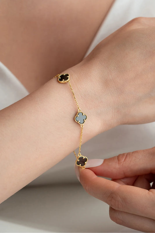 925 Zilver Klavertje Vier Armband