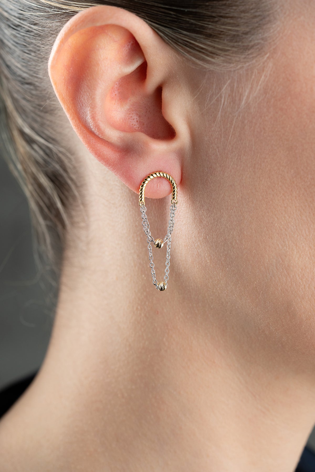 Colliers-Créoles-Anneaux – Or & Combinaison d'argent