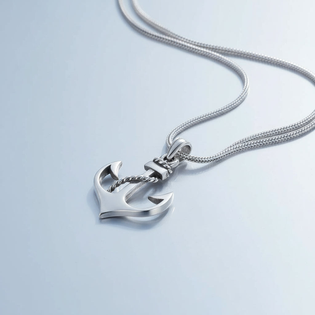 Par LYDIAN Collier en argent avec ancre BLYDK082