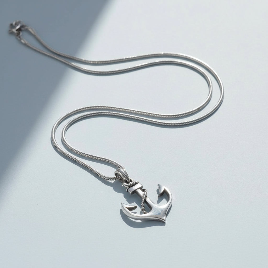 Par LYDIAN Collier en argent avec ancre BLYDK082