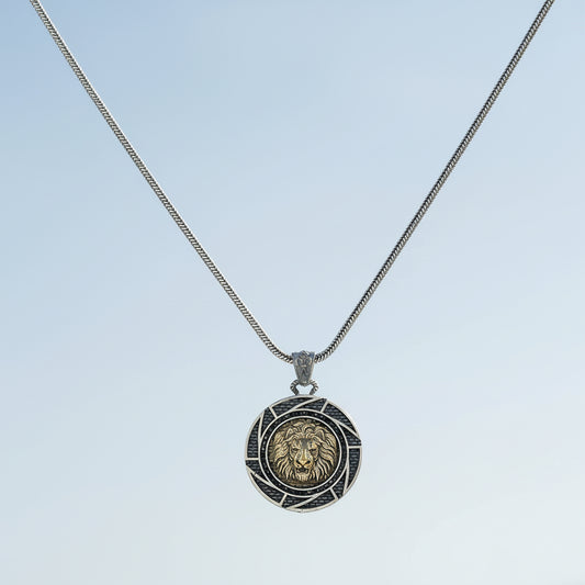 Collier Homme Pendentif Chaîne Lion BLYDK322