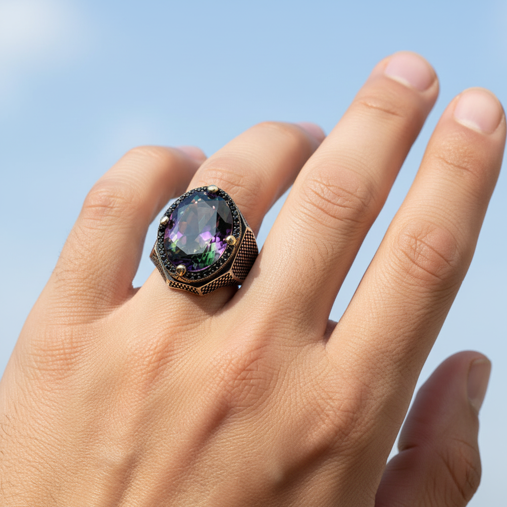 Bague Homme Quartz Mystique CLMR076