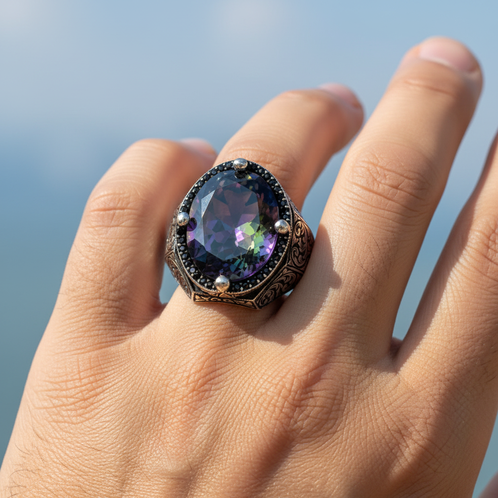 Bague Homme Quartz Mystique CLMR084