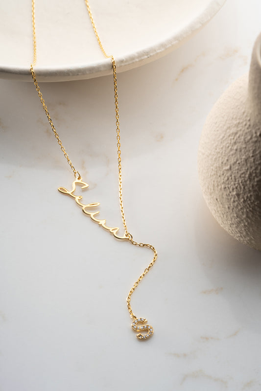 Persoonlijke Naam Ketting – 925 Zilver – Verguld