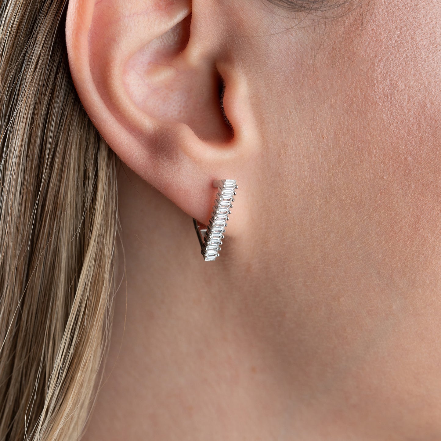 LUMI Baguette Oorbellen | 925 Zilver