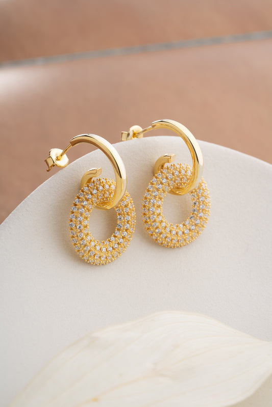Boucles d'oreilles en Liva - 925 argent sterling