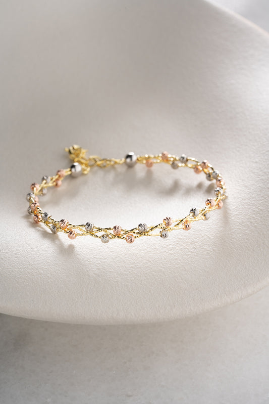 Dorika Armband Tricolor | 925 Zilver