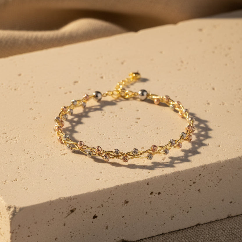 Dorika Armband Tricolor | 925 Zilver