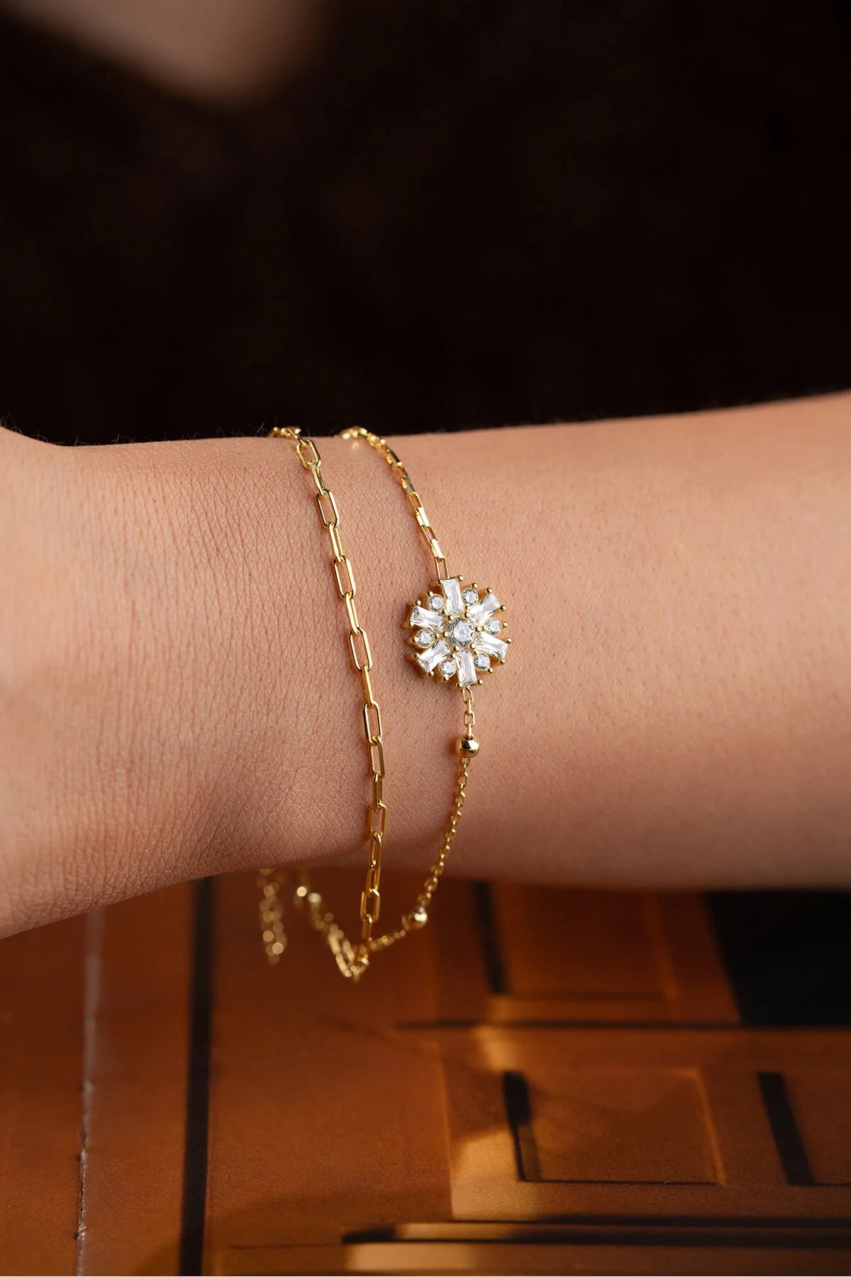 Bloem Armband | 925 Zilver