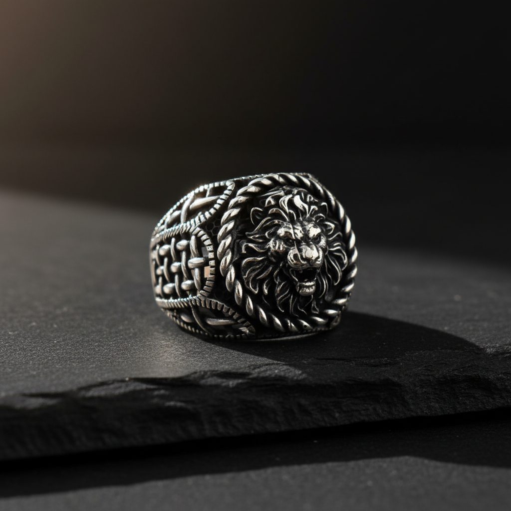 Chevalière Lion Homme ORTBL182