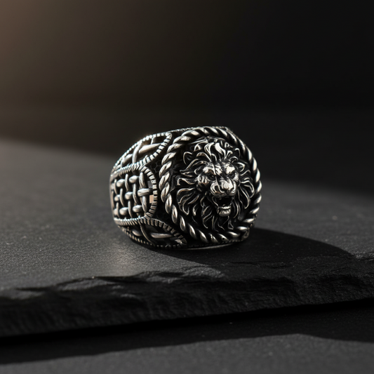 Chevalière Lion Homme ORTBL182