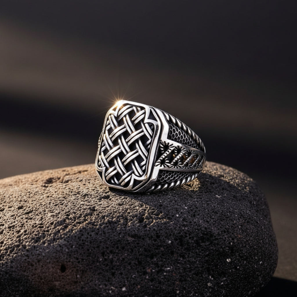Chevalière Bague Argent 925 ORTBL189