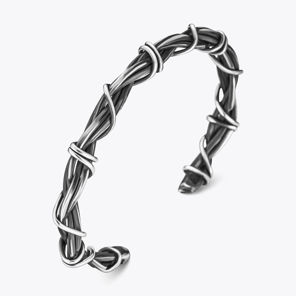 925 Sterling Zilveren Draad Armband