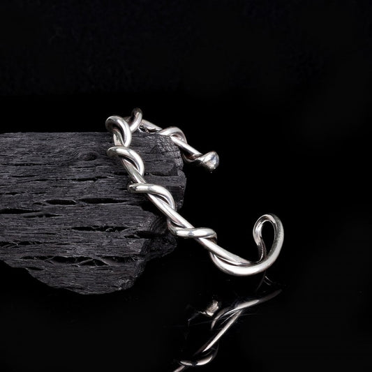 925 Sterling Zilveren Gevlochten Armband – 8mm