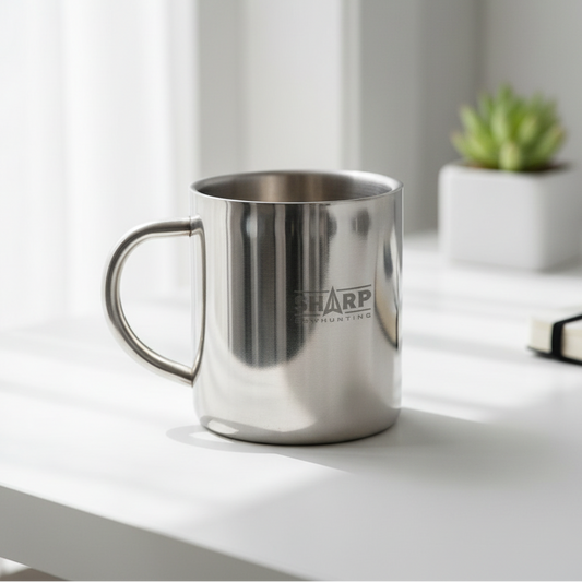 300 ml de tasse avec texte - acier -1