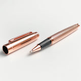Stylo roller personnalisé - Ensemble d'écriture avec coffret en bois gravé
