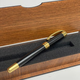 Ensemble de stylos personnalisés - Ensemble d'écriture avec boîte en bois gravée